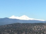 View of the Cascades from Pilot Butte in Bend, OR